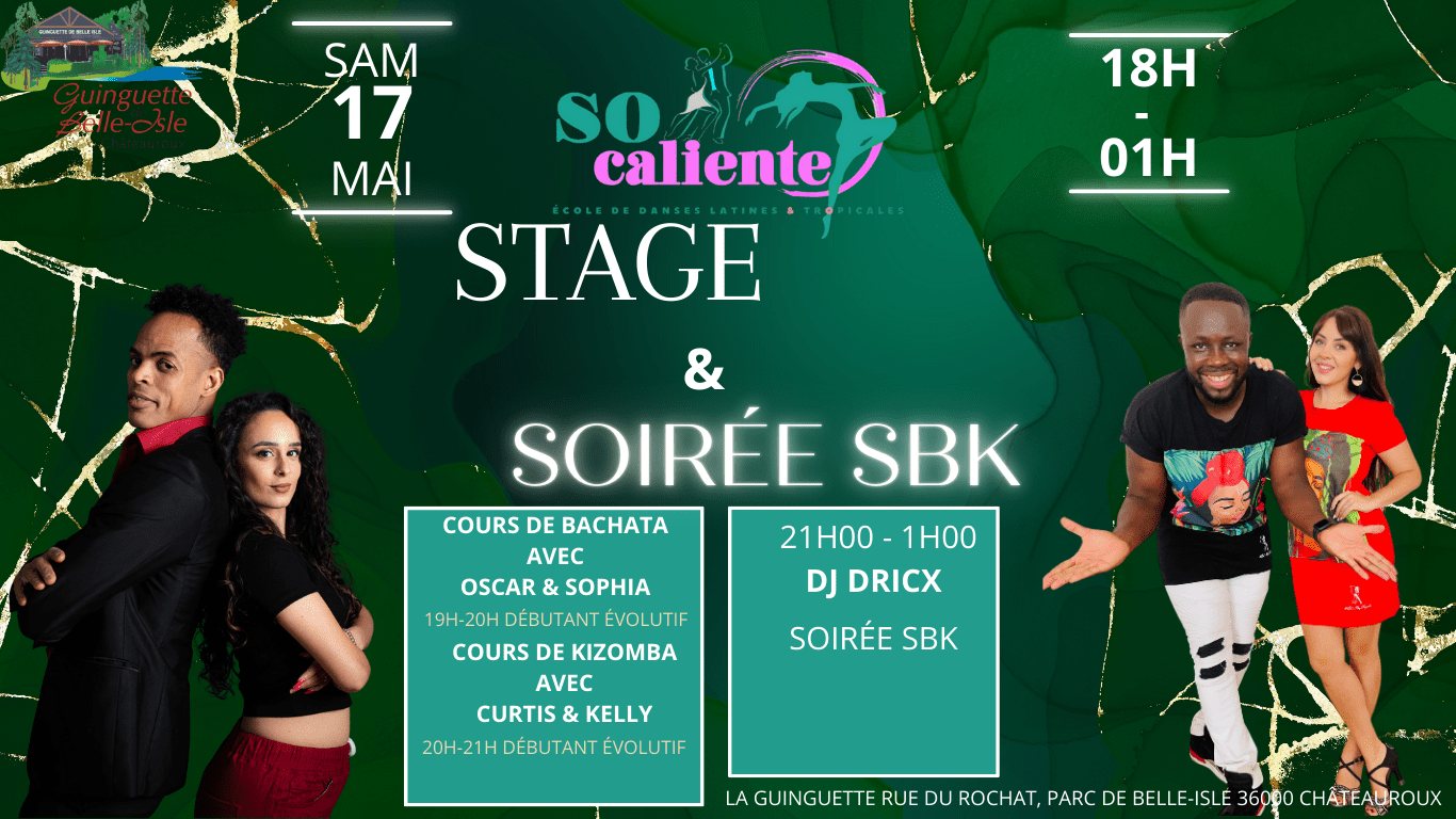Pasión SBK : STAGE de BACHATA & KIZOMBA + SOIRÉE SBK 17 MAI - SoCaliente