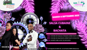 Pasión SBK : STAGE de SALSA CUBAINE & BACHATA + SOIRÉE SBK 6 SEPTEMBRE 2025 - SoCaliente